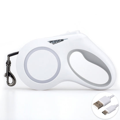 Automatic Telescopic Traction Rope for Pets with Lights