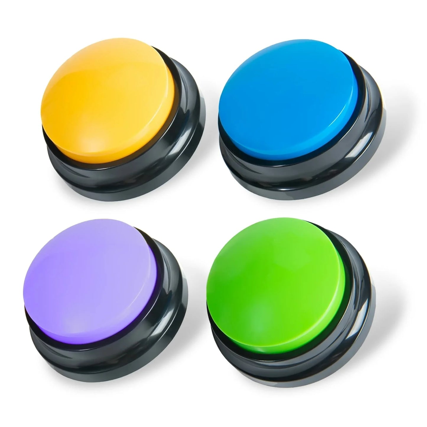 Recordable Pet Starter Talking Speaking Buttons Dog Training Communication Toys Interactive Toys for Cat Dog 4PCS